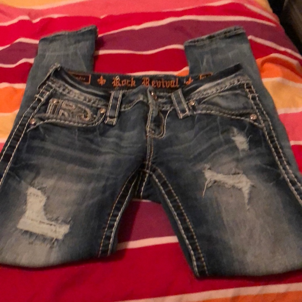 Rock revival ankle skinny